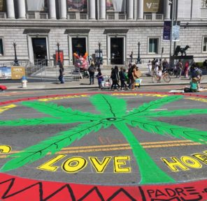San Francisco Climate March Mural at City Hall (A)