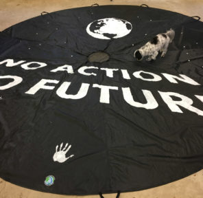 NO ACTION NO FUTURE - Official MEP Parachute